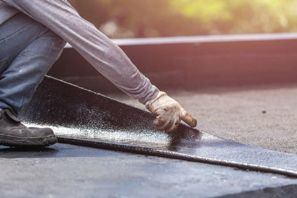 Professional Basement Waterproofing technician working in Crooksville, OH